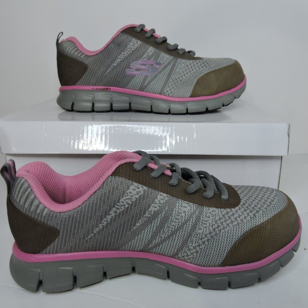 Skechers safety toe shoes, Slip Resistant, Woman's Size 6.5,  brand new